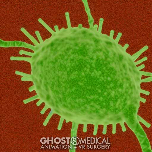 AI image made by stable diffusion of Stable Diffusion Prompt: Escherichia Virus, Green