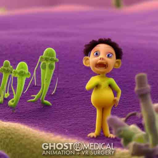 Escherichia Virus made by Pixar